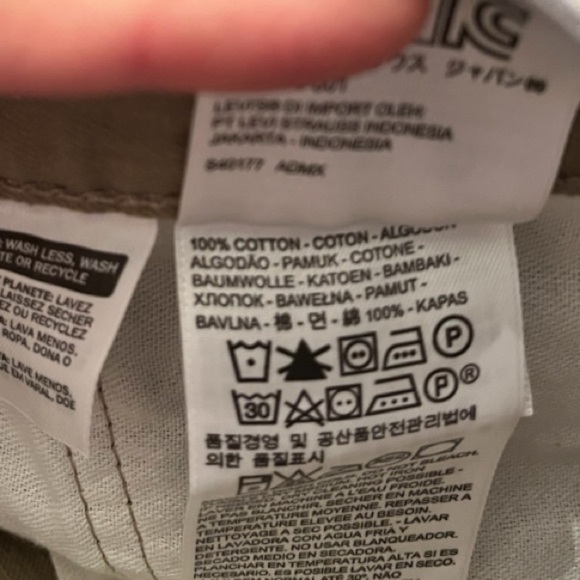 Levi’s 505 Regular Tan Straight Leg Jeans Men’s Classic Fit - Picture 5 of 5